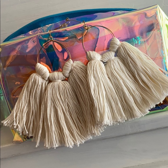 Love, Poppy Jewelry - Love, Poppy large fringe earrings